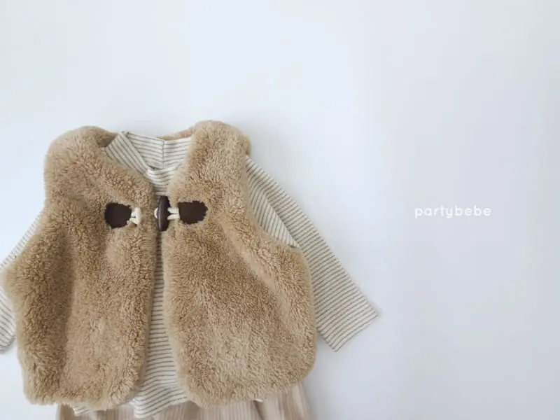 Party Kids - Korean Children Fashion - #discoveringself - Mongle Vest - 3