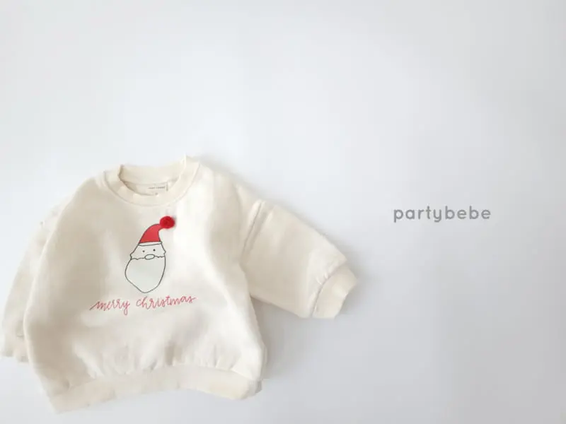 Party Kids - Korean Children Fashion - #discoveringself - Santa Sweatshirt - 2