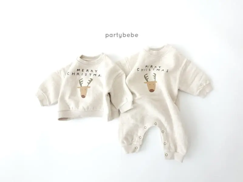 Party Kids - Korean Children Fashion - #discoveringself - Rudolf Sweatshirt