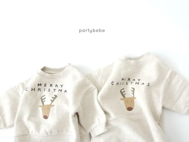 Party Kids - Korean Children Fashion - #fashionkids - Rudolf Sweatshirt - 2