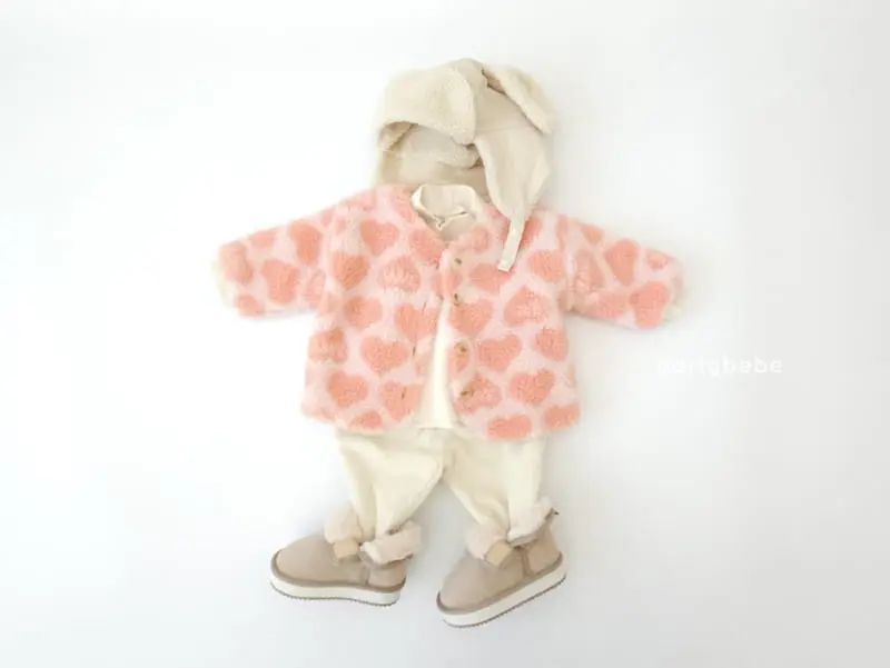 Party Kids - Korean Children Fashion - #fashionkids - Heart P Jacket - 4
