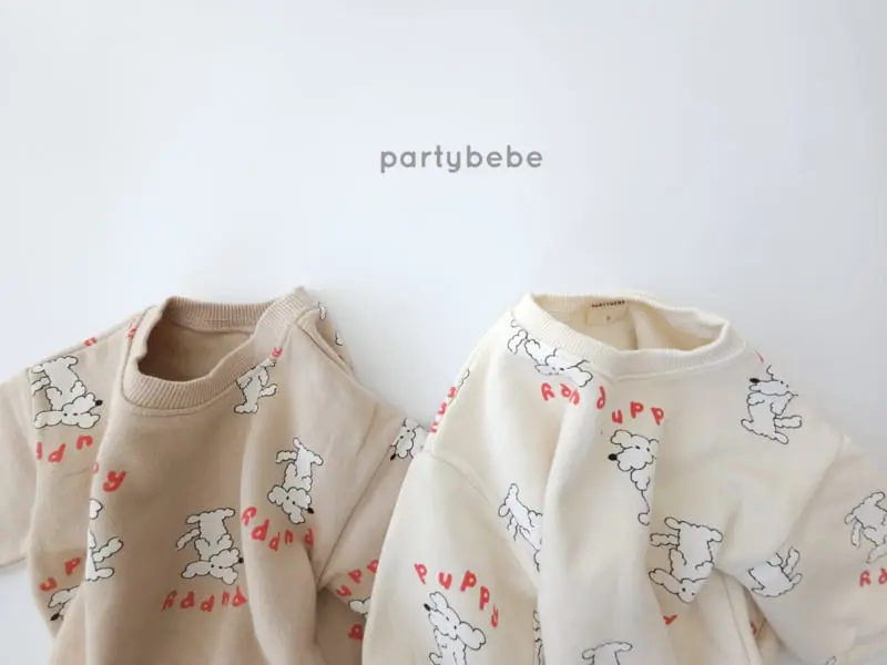 Party Kids - Korean Children Fashion - #kidsstore - Puppy Sweatshirt - 5