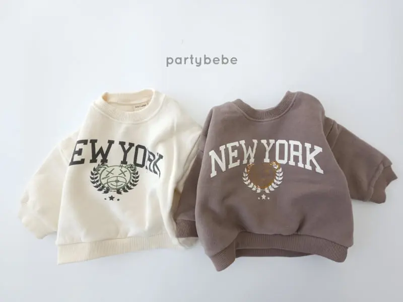 Party Kids - Korean Children Fashion - #kidzfashiontrend - New York Sweatshirt