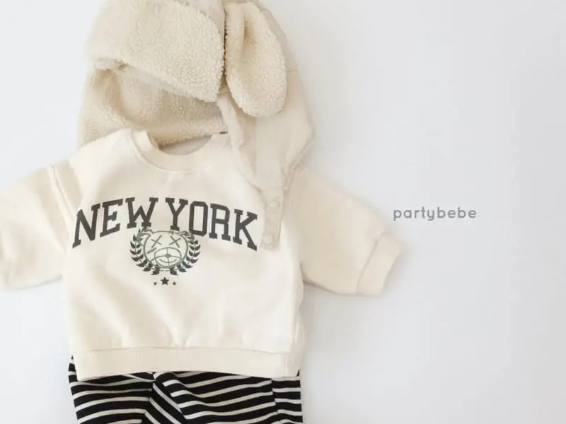 Party Kids - Korean Children Fashion - #littlefashionista - New York Sweatshirt - 4