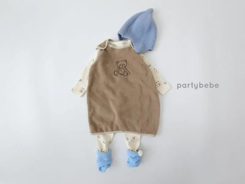 Party Kids - Korean Children Fashion - #todddlerfashion - Honey Sleep Vest - 4