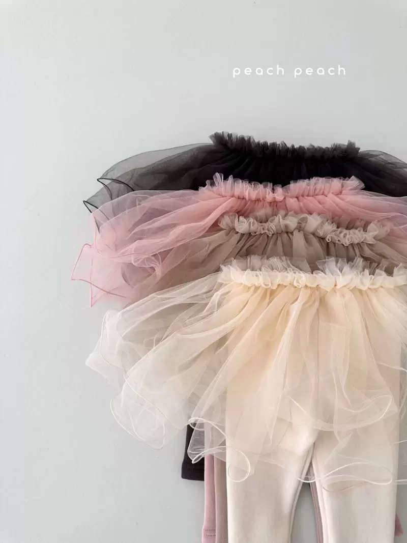 Peach Peach - Korean Children Fashion - #Kfashion4kids - Winter Darling Tutu Skirt Leggings