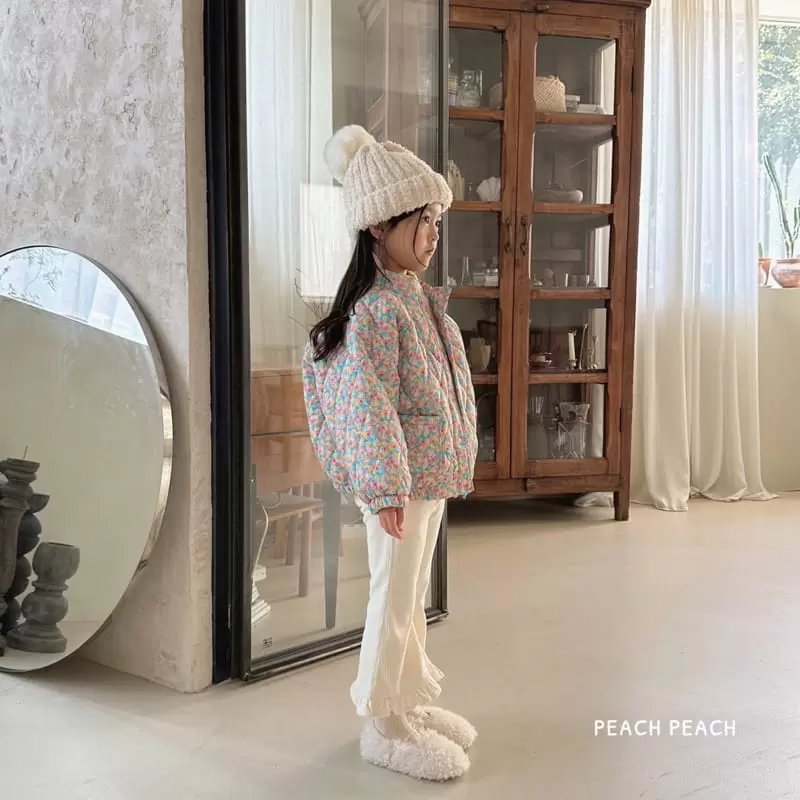 Peach Peach - Korean Children Fashion - #designkidswear - Loma Flower Jumper - 11