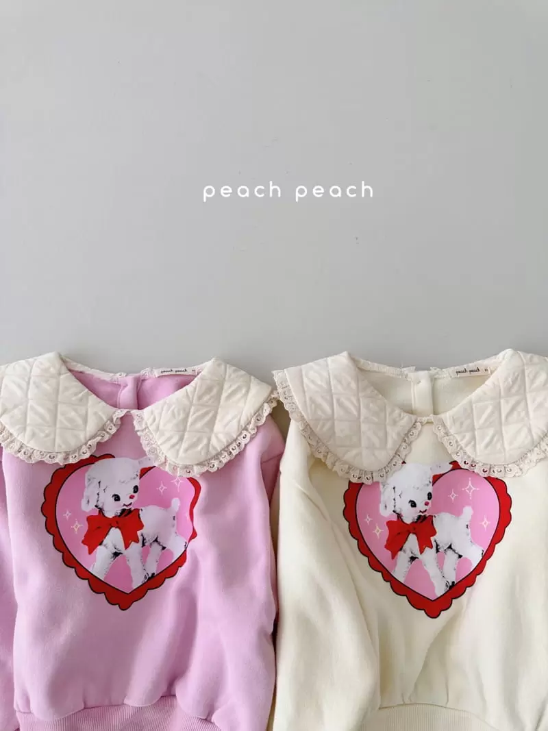 Peach Peach - Korean Children Fashion - #designkidswear - Gift Sweatshirt - 2