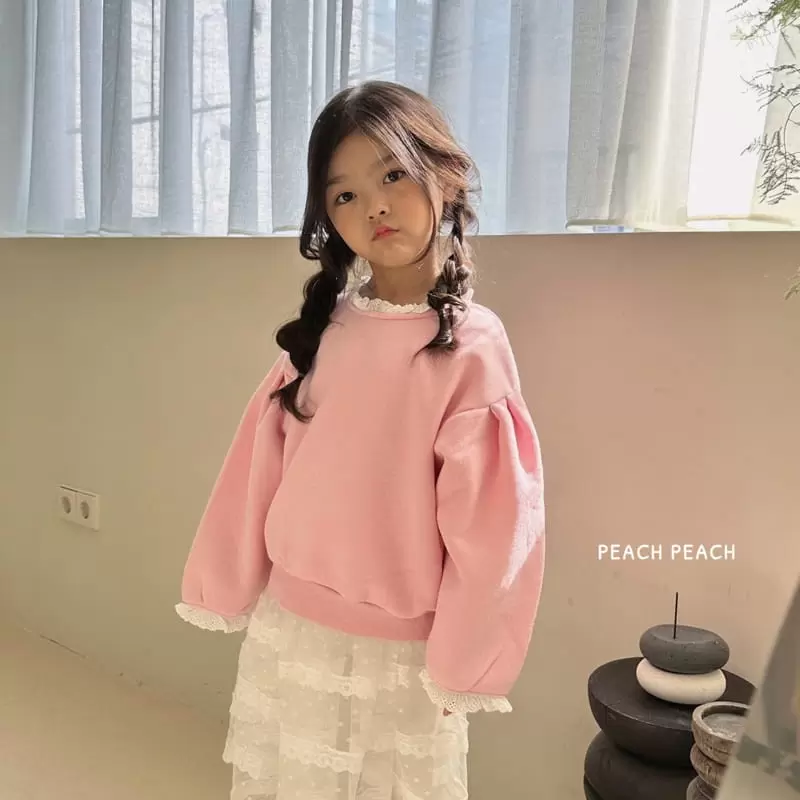 Peach Peach - Korean Children Fashion - #fashionkids - Petit Sweatshirt - 9