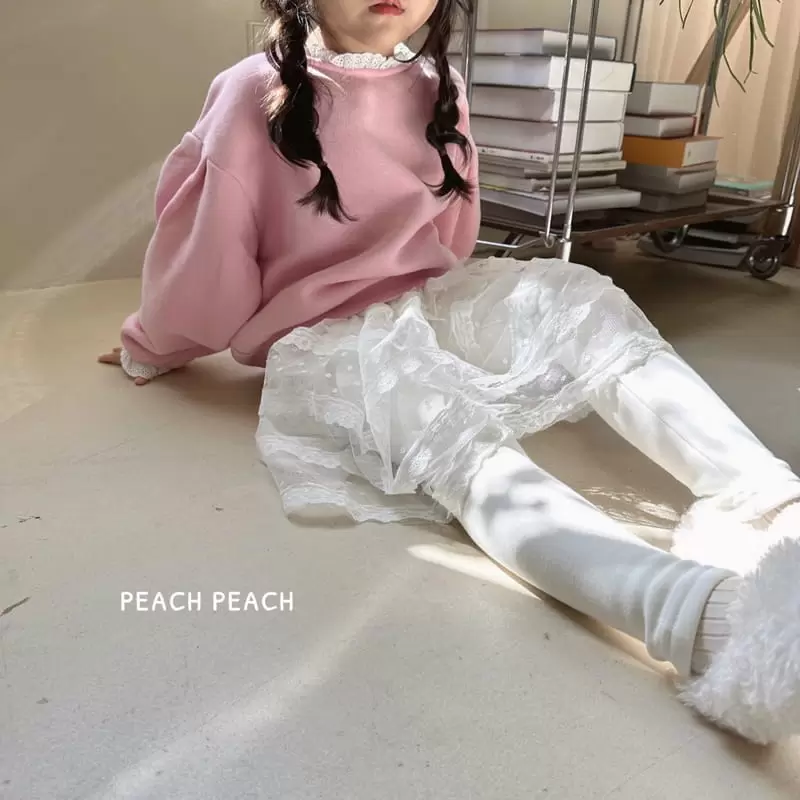 Peach Peach - Korean Children Fashion - #kidzfashiontrend - Petit Sweatshirt - 12