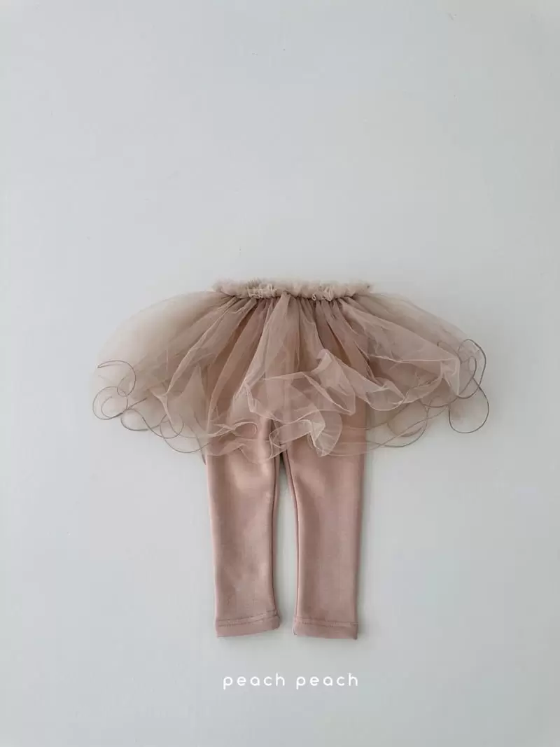 Peach Peach - Korean Children Fashion - #prettylittlegirls - Winter Darling Tutu Skirt Leggings - 5