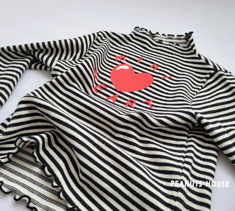 Peanuts - Korean Children Fashion - #Kfashion4kids - Mini Heart Tee - 9