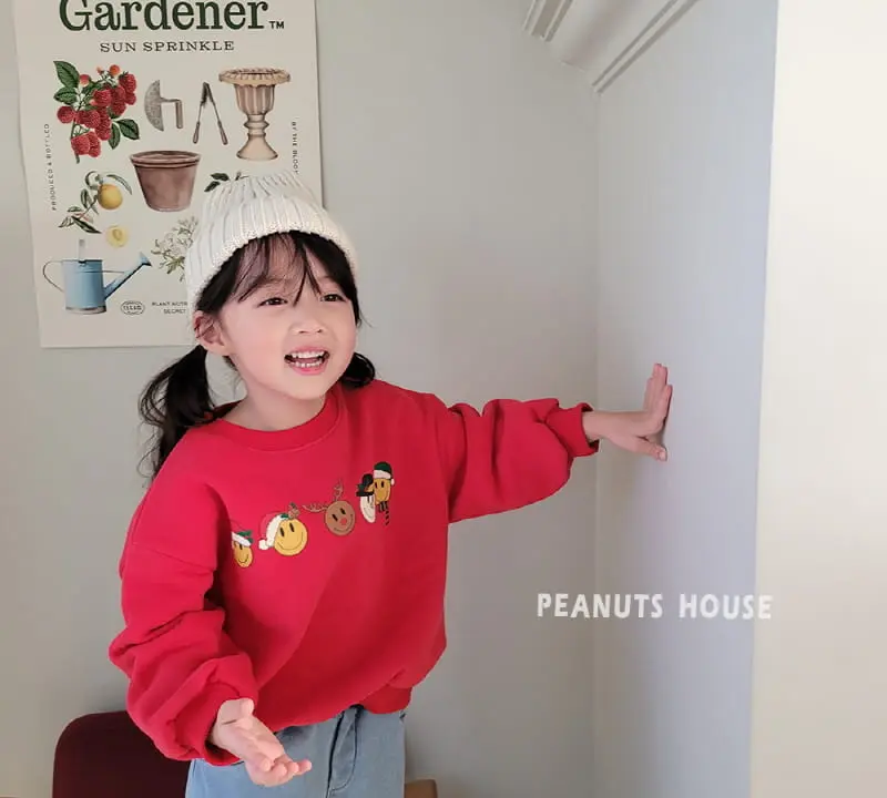 Peanuts - Korean Children Fashion - #kidsshorts - Smile Santa Tee - 4