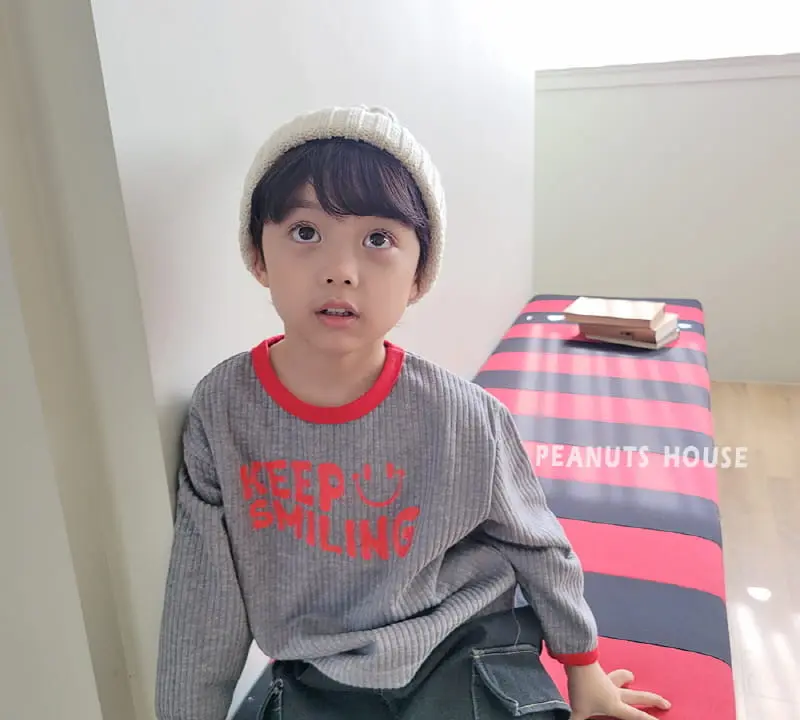Peanuts - Korean Children Fashion - #kidzfashiontrend - Keep Smile Tee