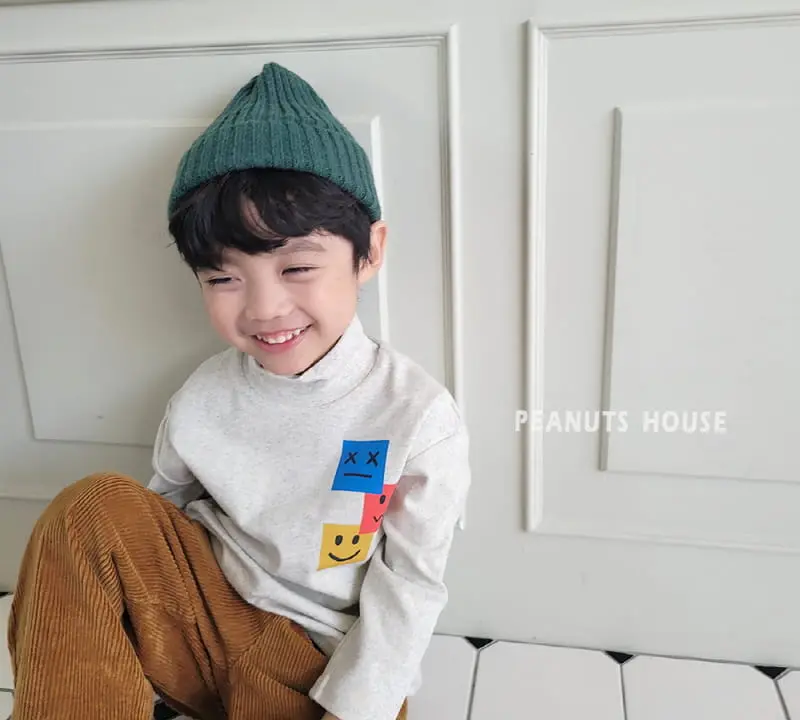 Peanuts - Korean Children Fashion - #kidzfashiontrend - Square Smile Tee - 12