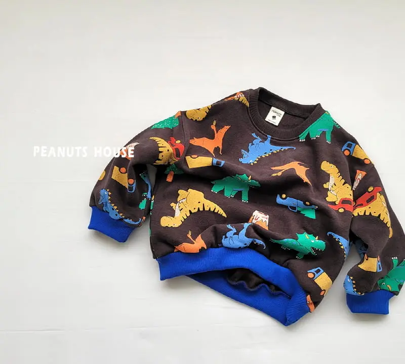 Peanuts - Korean Children Fashion - #magicofchildhood - Dino Tee - 5