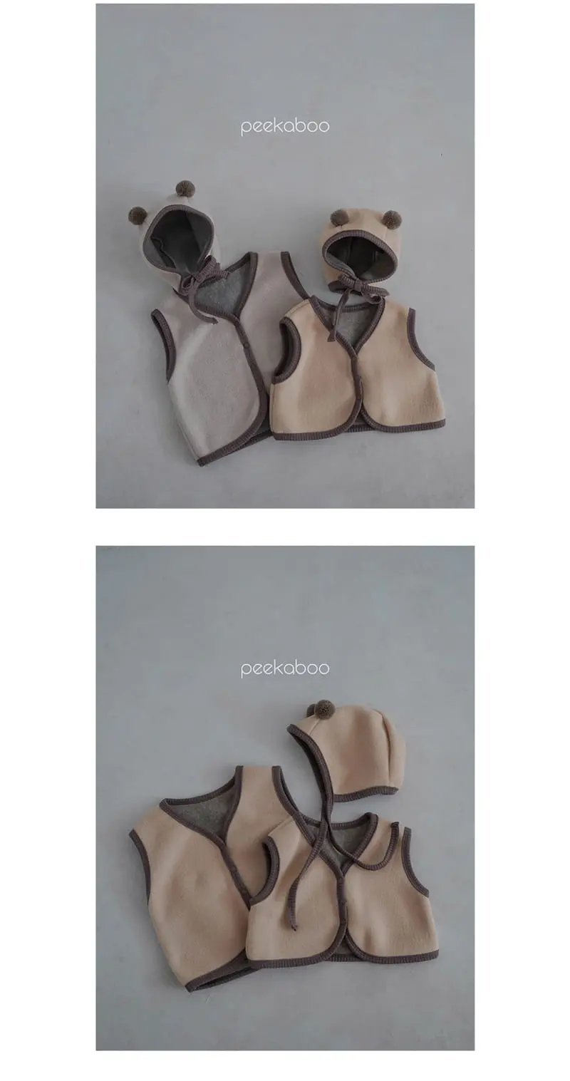 Peekaboo - Korean Baby Fashion - #babyoutfit - River Bear Hat - 5