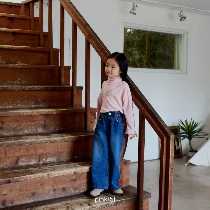 Pink151 - Korean Children Fashion - #childofig - Boodle Turtleneck Tee - 4