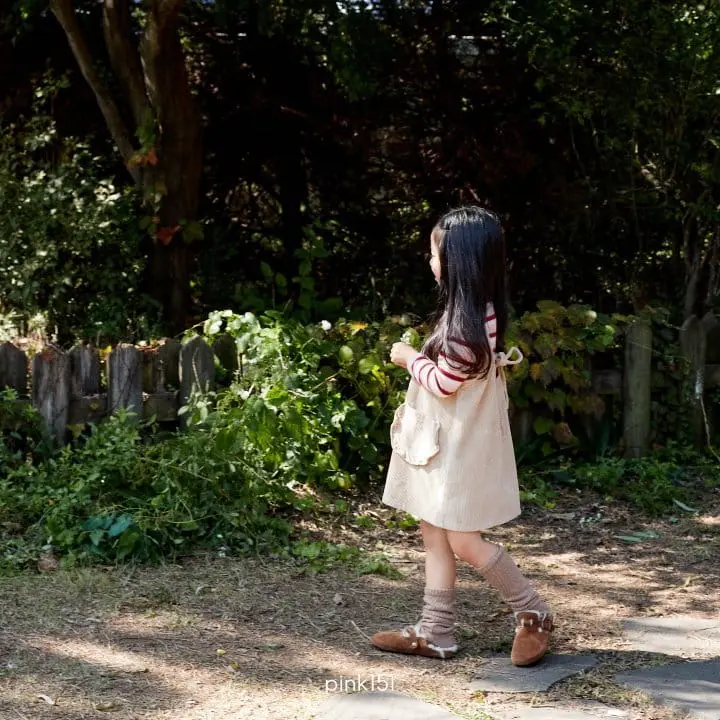 Pink151 - Korean Children Fashion - #childofig - Bboddo Rib One-piece - 6