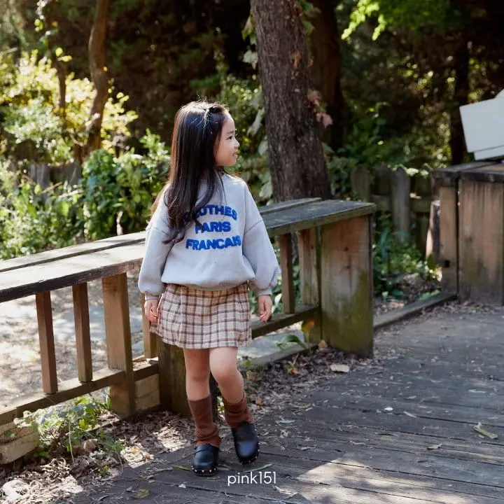 Pink151 - Korean Children Fashion - #childofig - Check Skirt - 3
