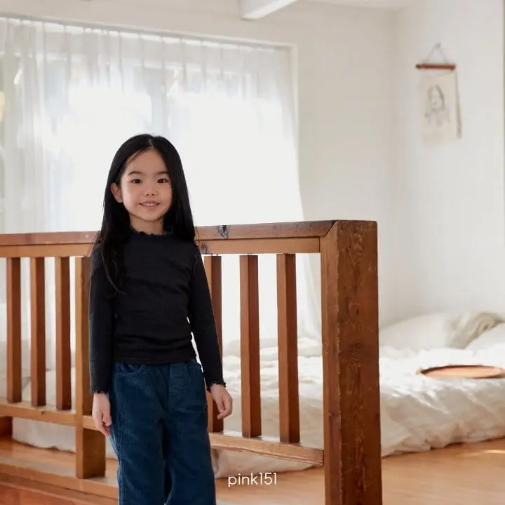 Pink151 - Korean Children Fashion - #childrensboutique - Frill Pudding Tee