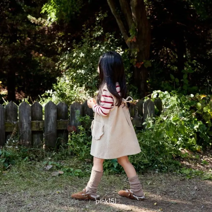 Pink151 - Korean Children Fashion - #childrensboutique - Bboddo Rib One-piece - 7