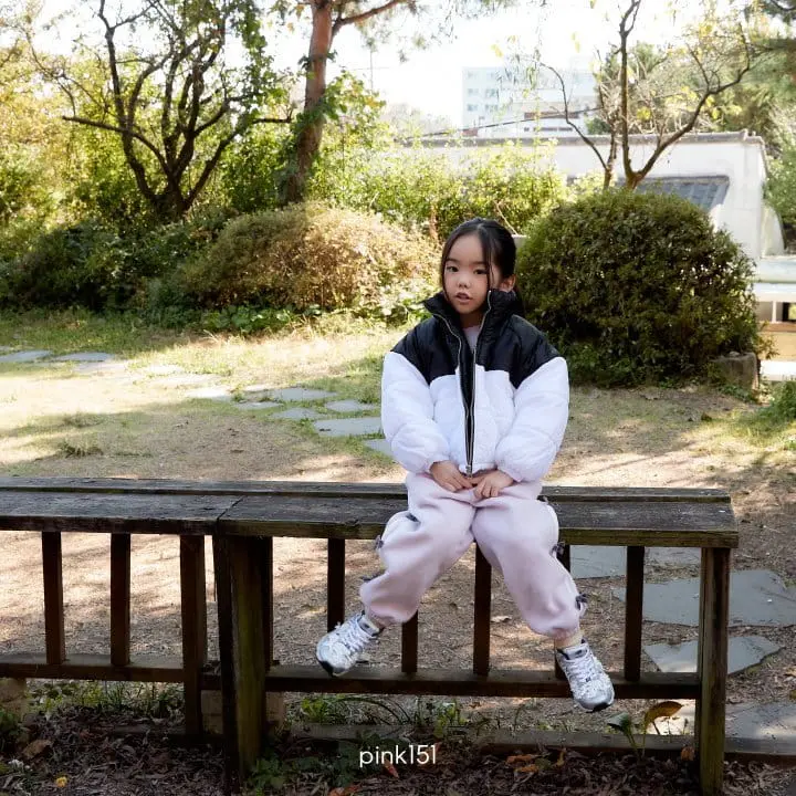 Pink151 - Korean Children Fashion - #discoveringself - Shiny Crop Padding Jumper - 2