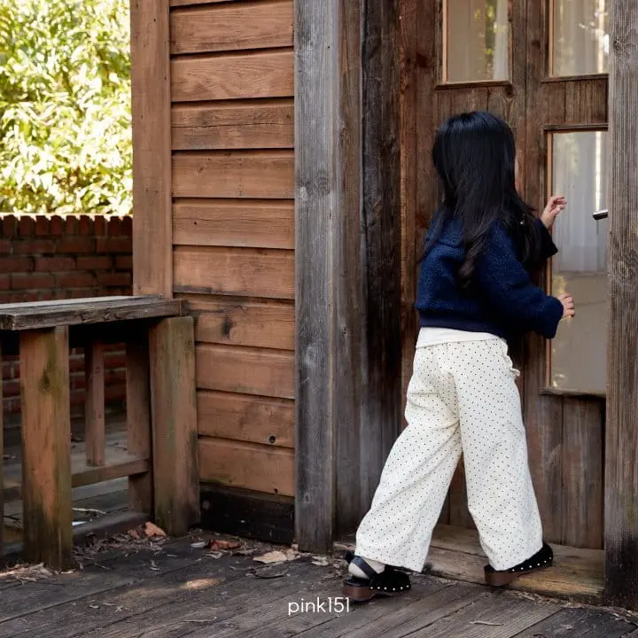 Pink151 - Korean Children Fashion - #littlefashionista - Dot Rib Pants