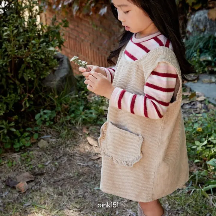 Pink151 - Korean Children Fashion - #minifashionista - Bboddo Rib One-piece