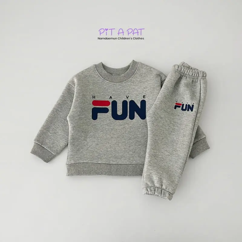 Pitapat - Korean Children Fashion - #childrensboutique - Have Fun Top Bottom Set - 5