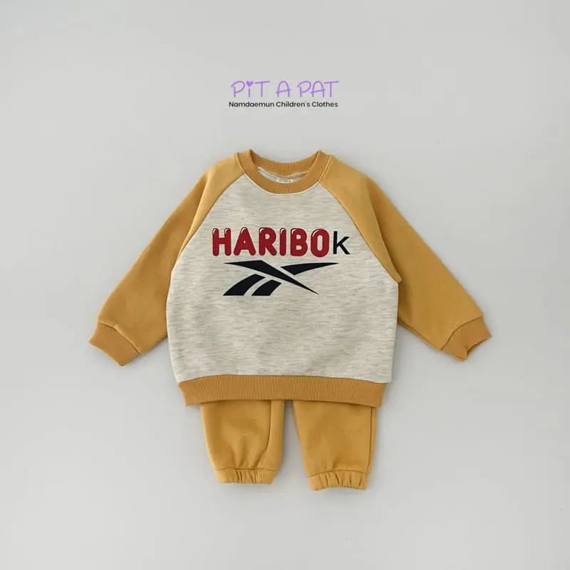 Pitapat - Korean Children Fashion - #childofig - Jari Raglan Top Bottom Set - 4