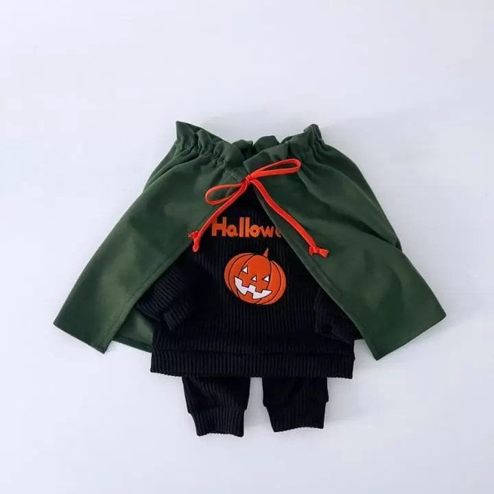 Pitapat - Korean Children Fashion - #prettylittlegirls - Pumpkin Top Bottom Set - 10