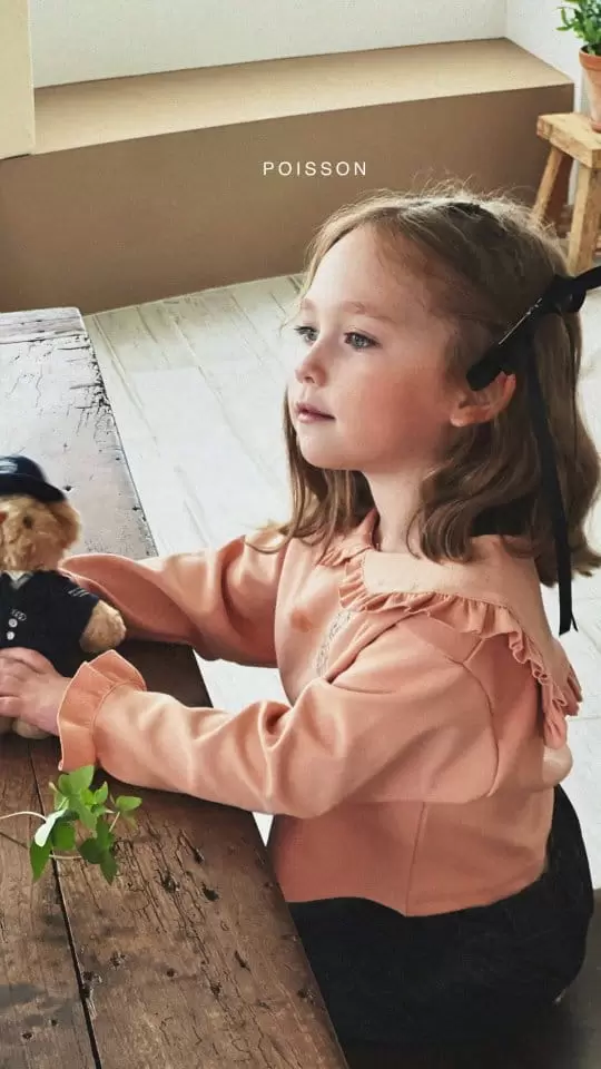 Poisson - Korean Baby Fashion - #babyootd - M Ribbon Hairpin - 7