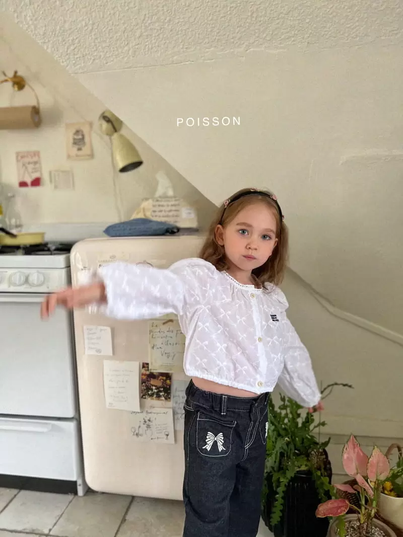 Poisson - Korean Children Fashion - #todddlerfashion - Crop Blouse - 10