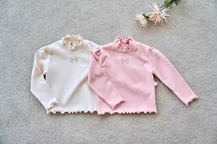 Pudding - Korean Children Fashion - #Kfashion4kids - Turtleneck Tee