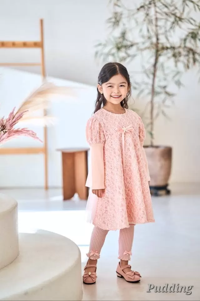Pudding - Korean Children Fashion - #childofig - Rib Leggings - 3
