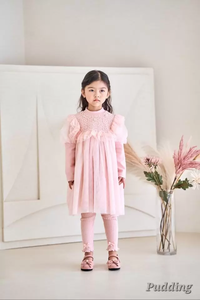 Pudding - Korean Children Fashion - #discoveringself - Pearl One-piece - 4