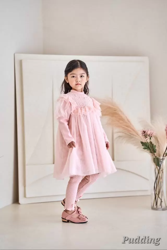 Pudding - Korean Children Fashion - #kidsshorts - Pearl One-piece - 5