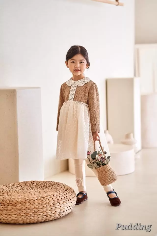 Pudding - Korean Children Fashion - #kidsshorts - Bling One-piece - 3