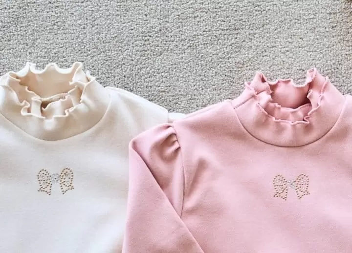 Pudding - Korean Children Fashion - #littlefashionista - Turtleneck Tee - 2