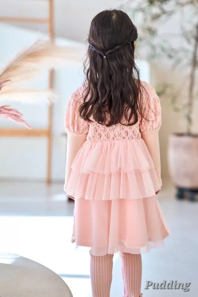 Pudding - Korean Children Fashion - #magicofchildhood - Waffle One-piece - 11