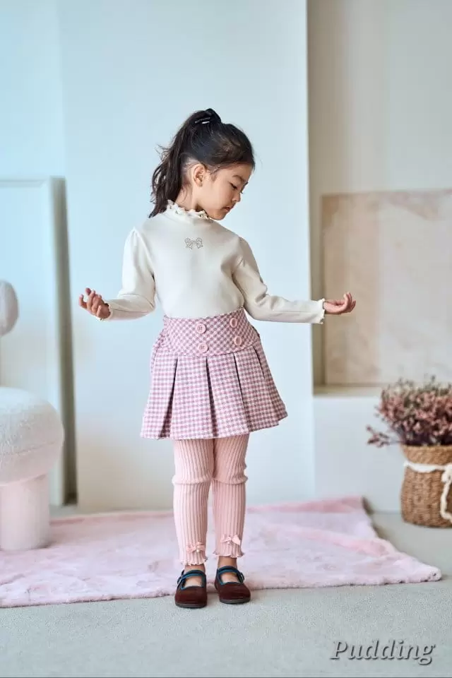 Pudding - Korean Children Fashion - #prettylittlegirls - Turtleneck Tee - 5