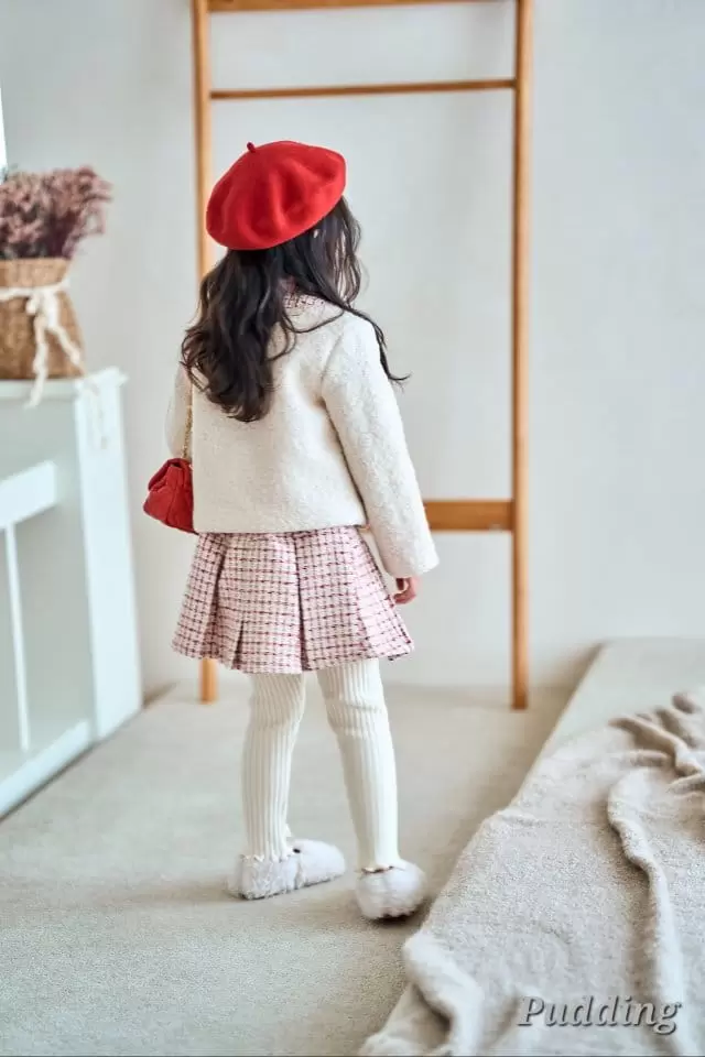 Pudding - Korean Children Fashion - #minifashionista - Check Skirt - 4