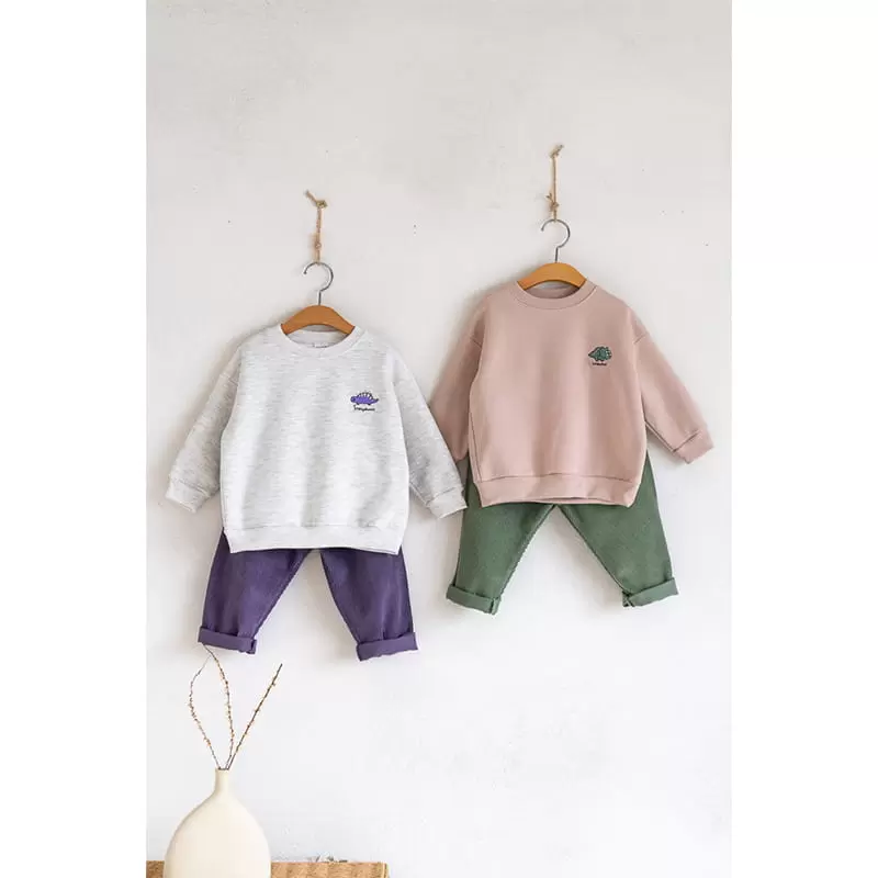 Raykids - Korean Children Fashion - #kidzfashiontrend - Dragon Panpan Top Bottom Set - 4