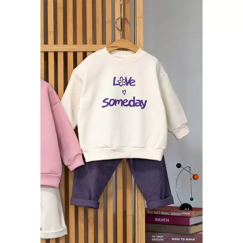 Raykids - Korean Children Fashion - #childofig - Some Day Fleece Tee - 3