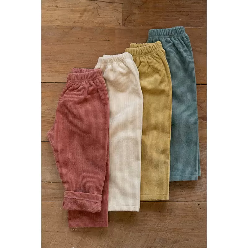 Raykids - Korean Children Fashion - #discoveringself - Span Corduroy Panpan Pants - 3
