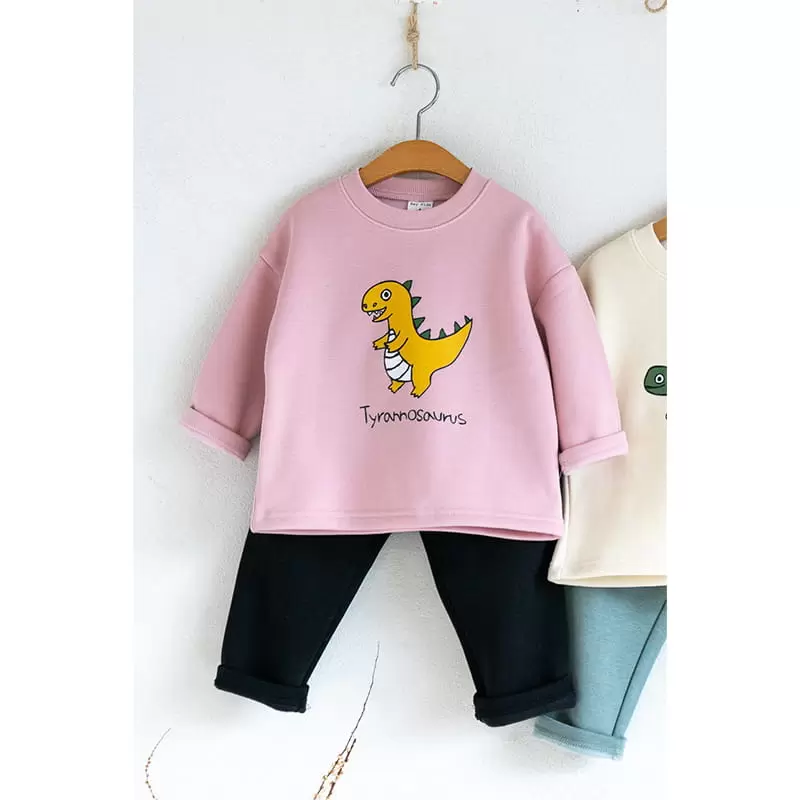Raykids - Korean Children Fashion - #fashionkids - Jurassic String Top Bottom Set - 2