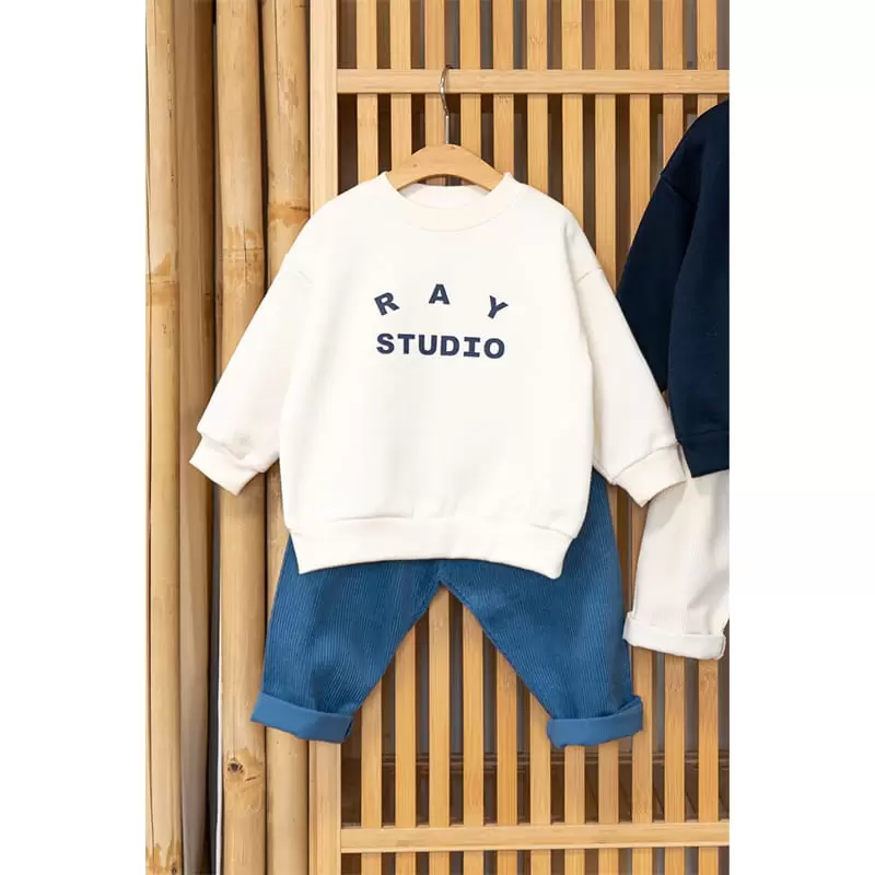 Raykids - Korean Children Fashion - #kidsshorts - Studio Fleece Tee - 2