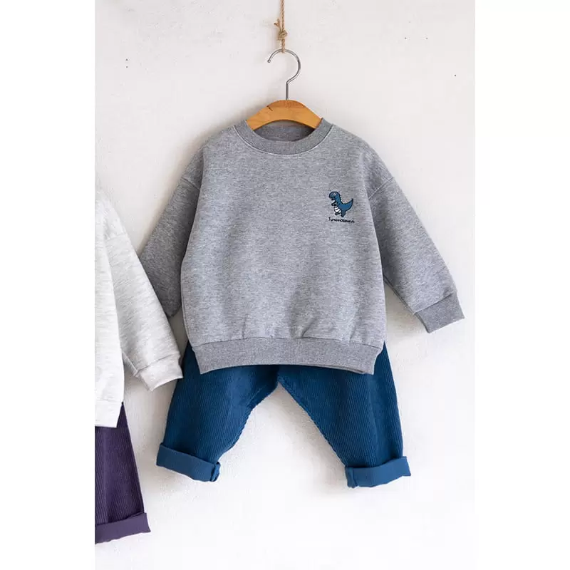 Raykids - Korean Children Fashion - #kidzfashiontrend - Dragon Panpan Top Bottom Set - 3