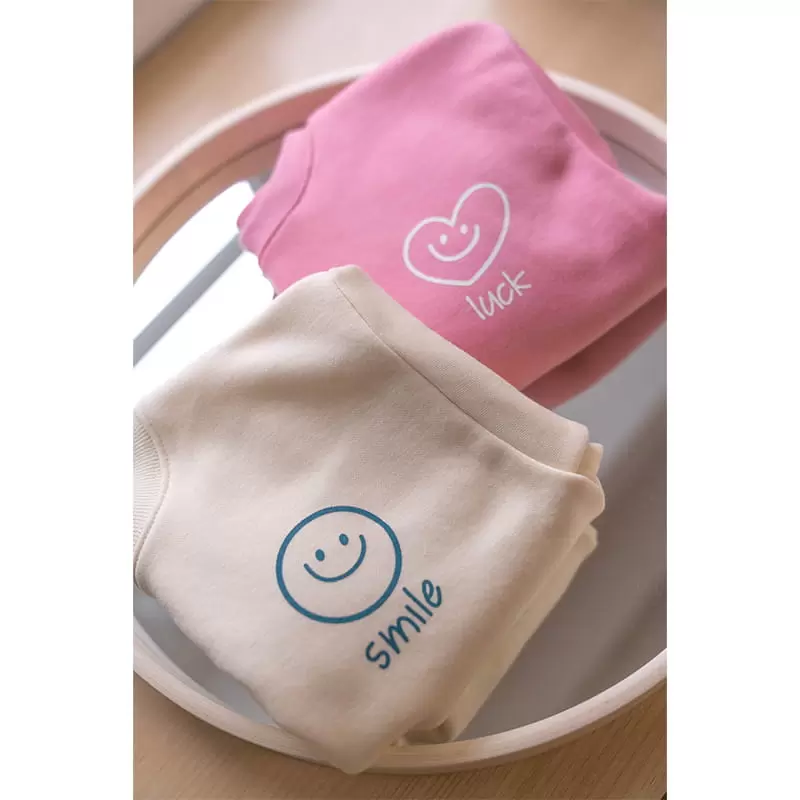 Raykids - Korean Children Fashion - #littlefashionista - Smile Fleece Tee - 2